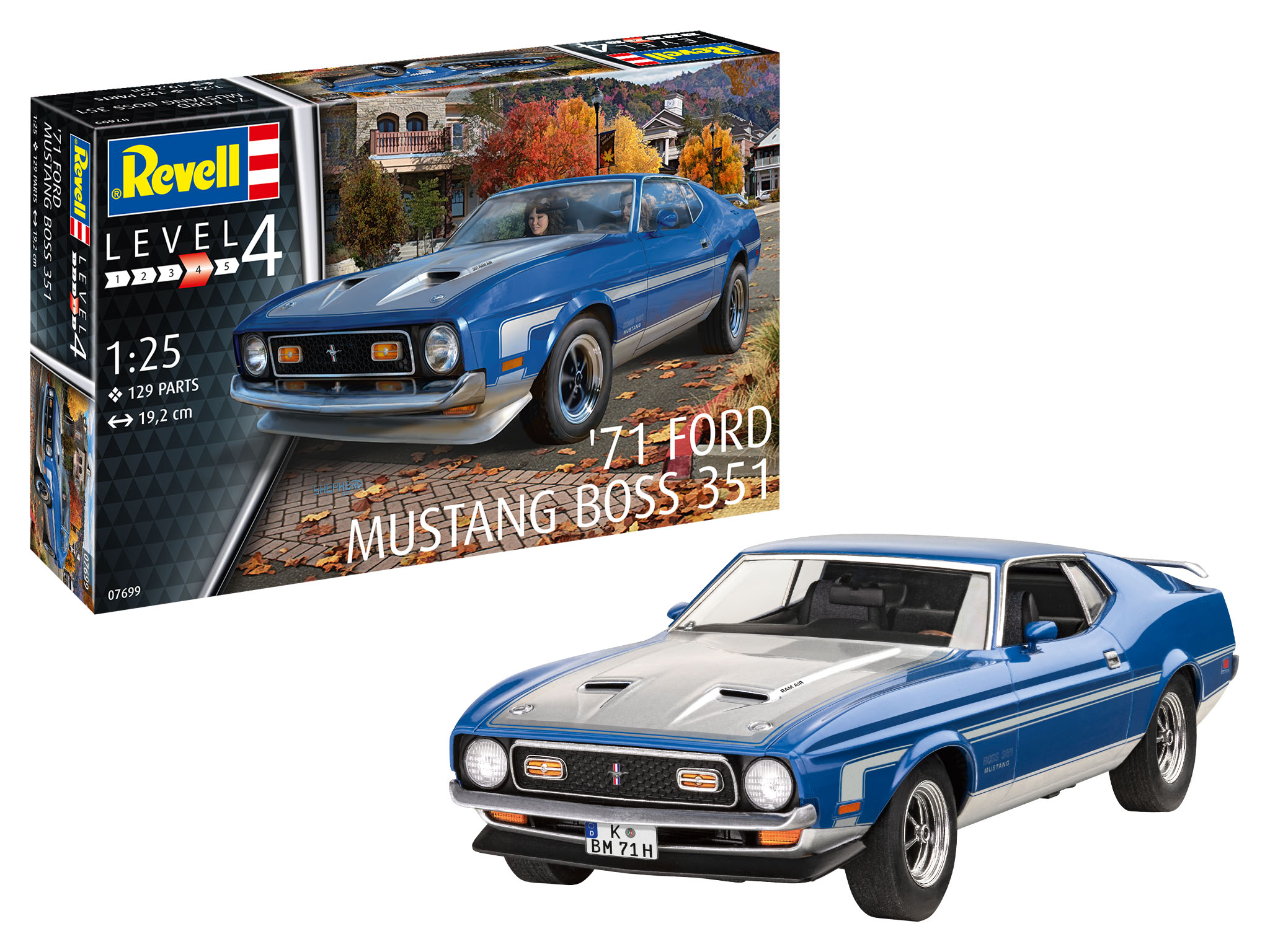 Revell 71 Mustang Boss 351 1/25