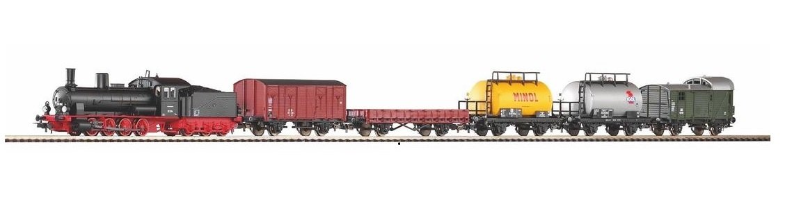 Piko Startset Guterzug G7 en 5 Goederenwagons H0