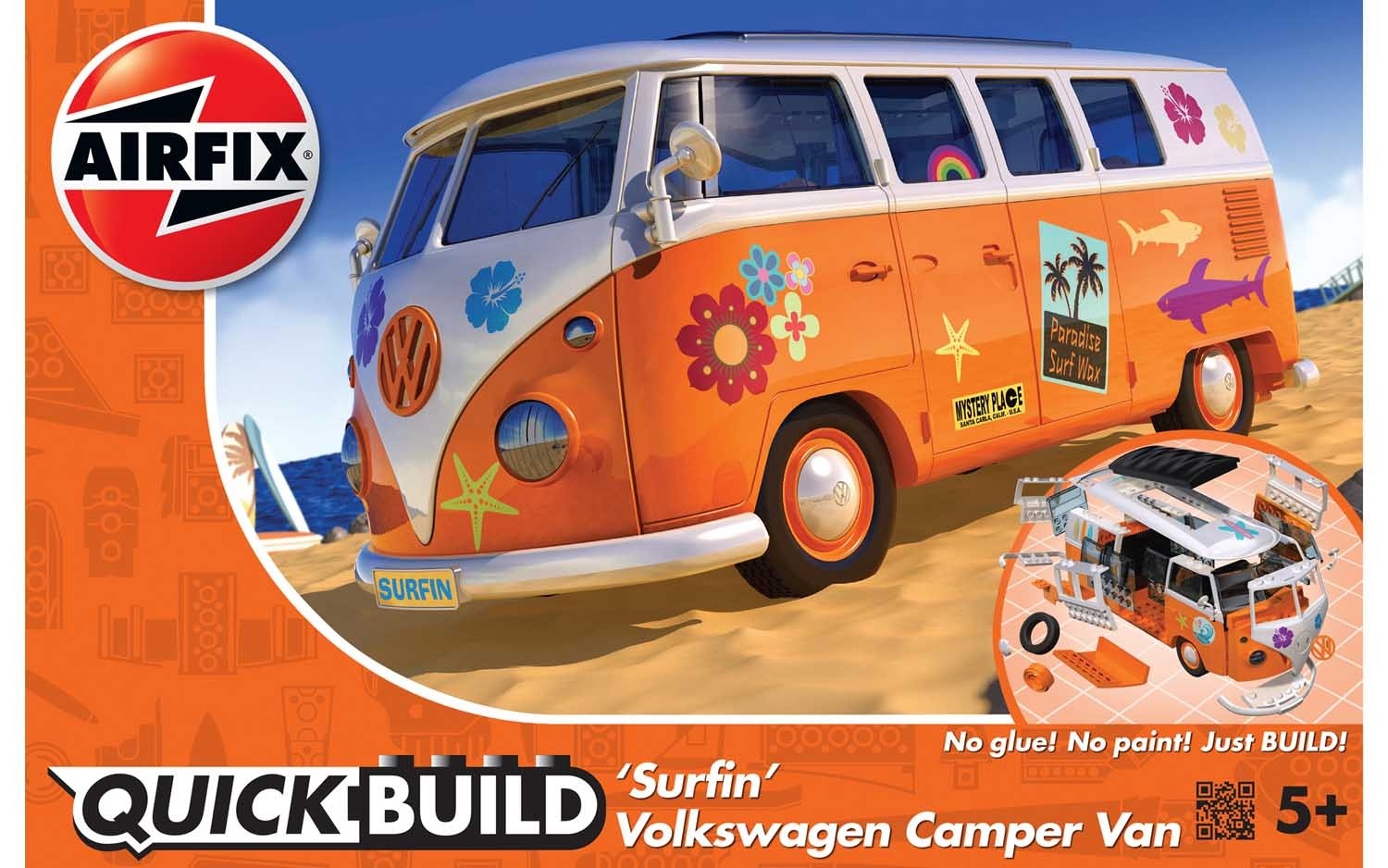 AirFix Quickbuild 'Surfin' Volkswagen Camper Van Kit