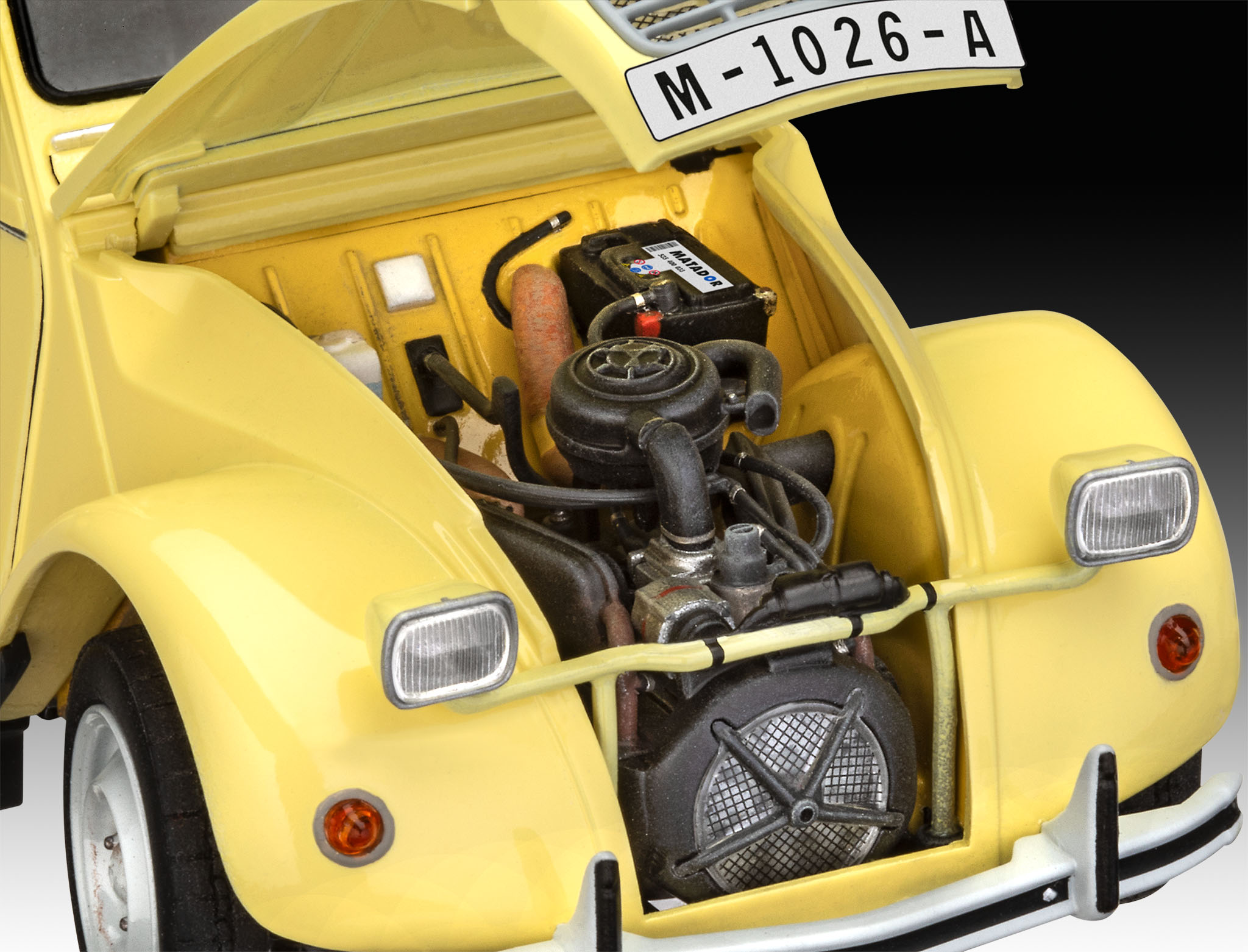 Revell Geschenkset Citroen 2CV (James Bond 007) "For Your Eyes Only" 1/24