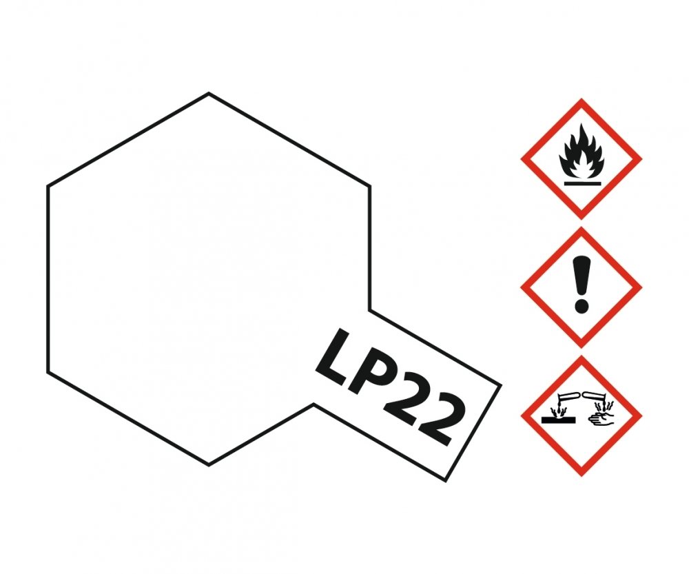 LP22 Potje Flat Base 10ml Tamiya