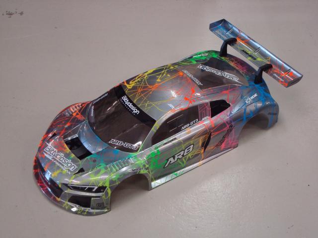 Occasion Bittydesign "Special Paint" AR8-GT3 1/7 Losse Body voor ARRMA Infraction/Limitless, 1.5mm