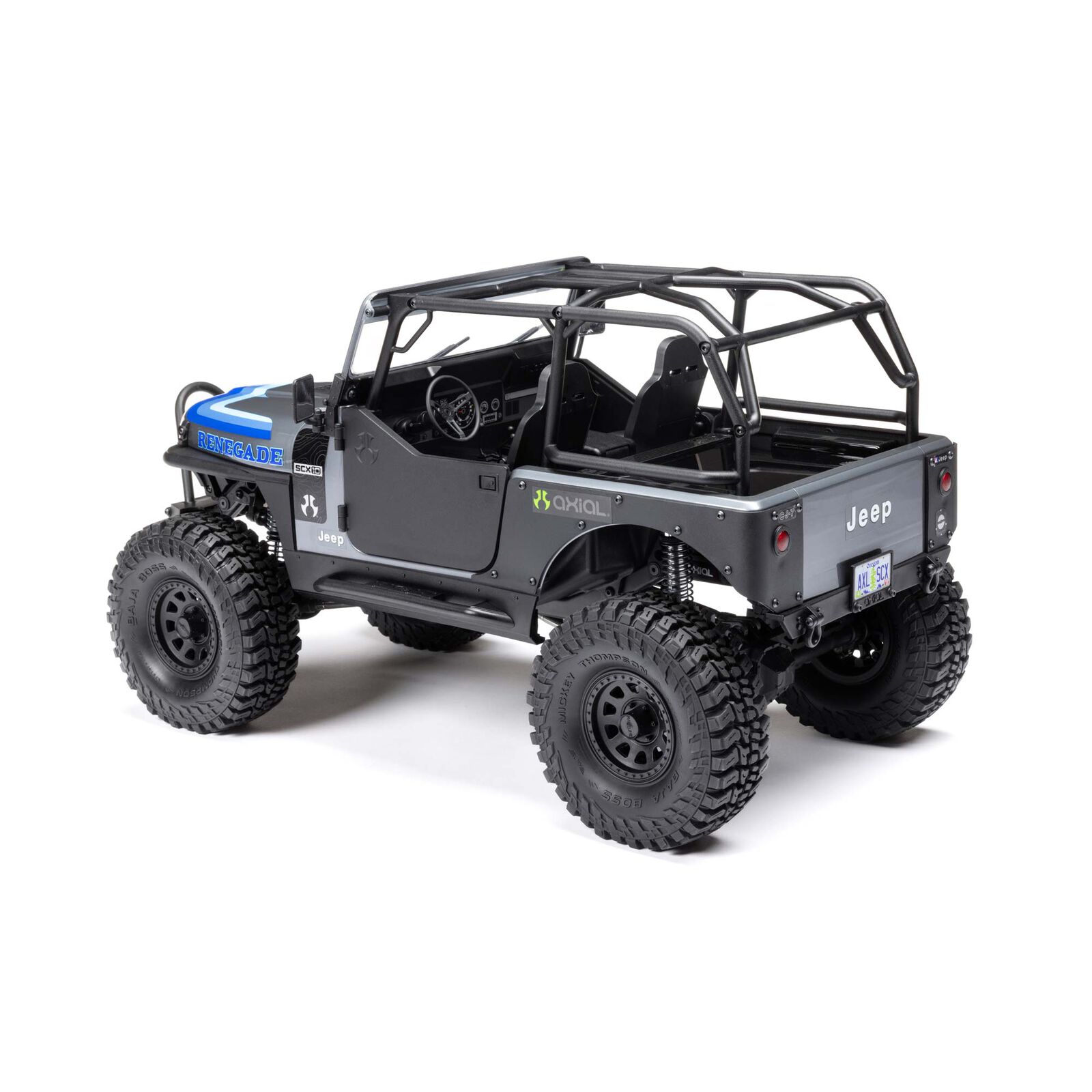 Axial SCX10 III Jeep CJ-7 4WD Brushed RTR Crawler Grey 1/10