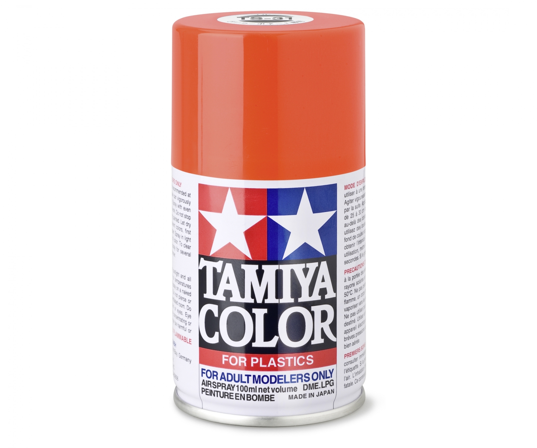TS31 Spray Bright Orange brillant 100ml Tamiya