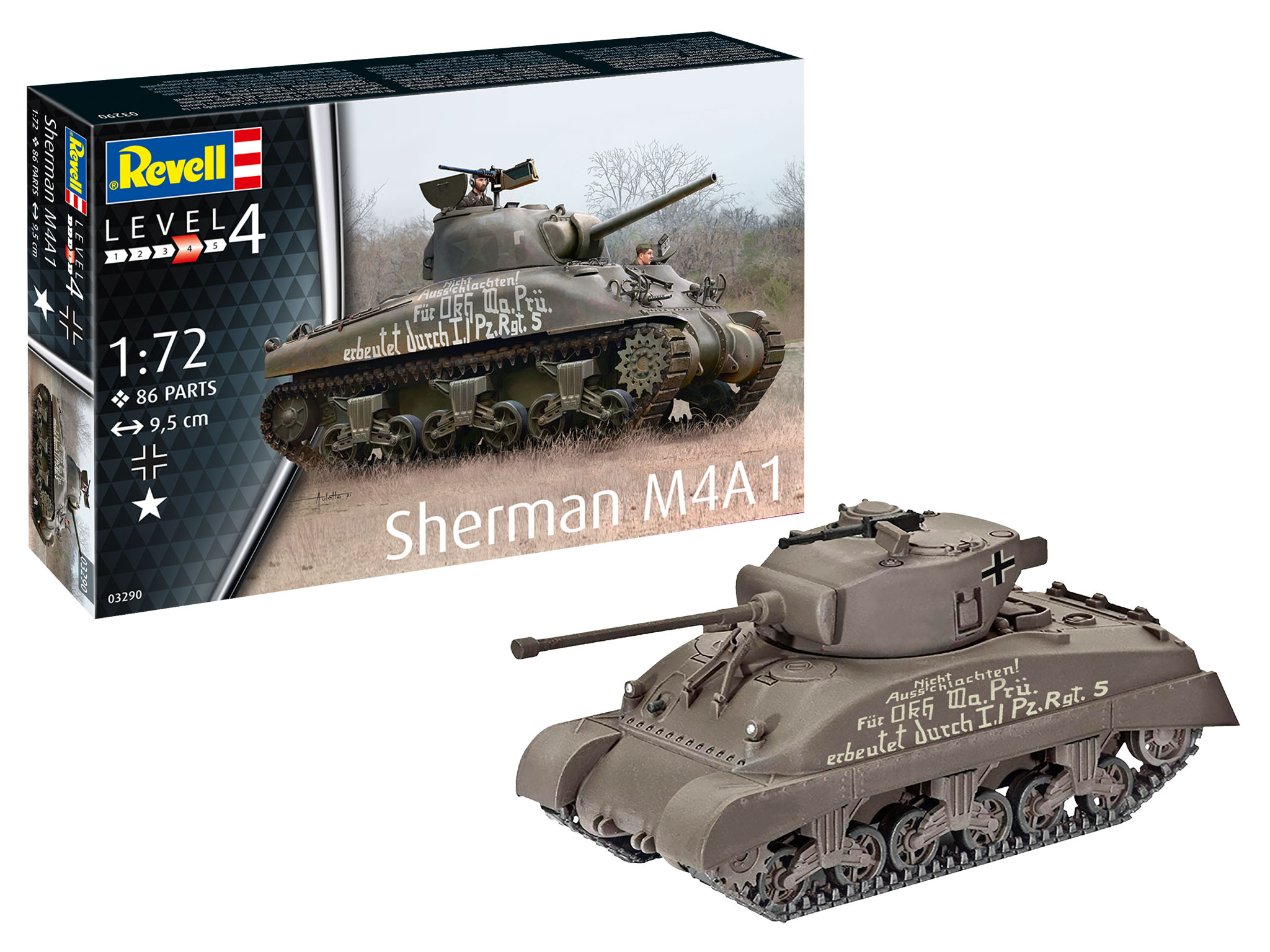 Revell Sherman M4A1 1/72