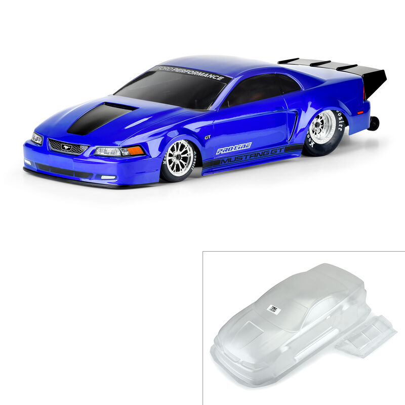 Proline 1999 Ford Mustang Clear Body for Slash 2wd Drag Car & AE DR10 1/10