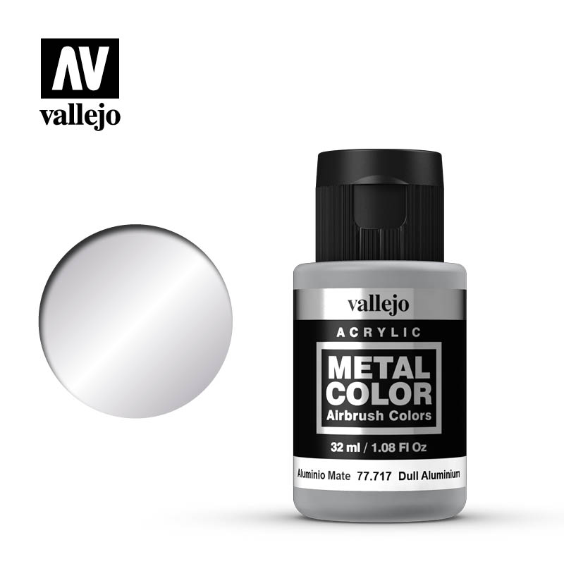 Vallejo Metal Color Dull Aluminium Potje 32ml 0477.717