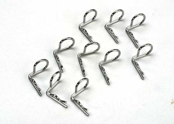 Traxxas Body clip (mounting clip) angled 90-degrees (10)