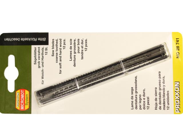 Proxxon Figuurzaagblad met dwarsstift grof vertand (12)