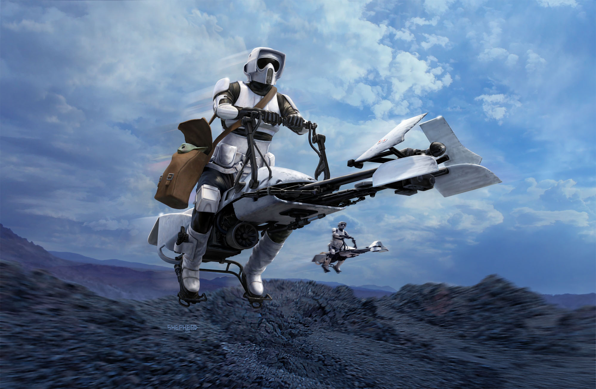Revell Speeder Bike™: The Mandalorian 1/12
