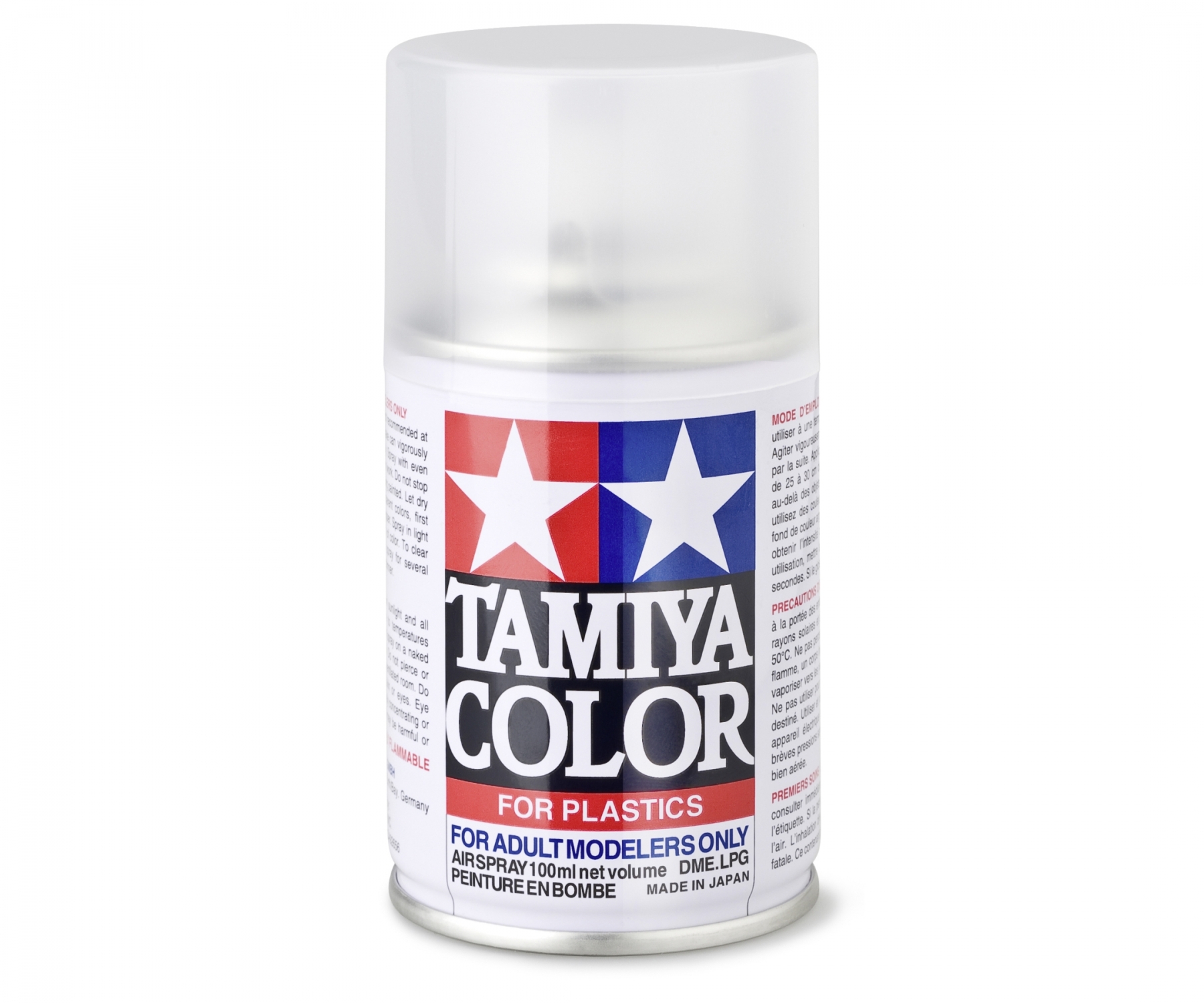 TS80 Spray Flat Clear transparent 100ml Tamiya