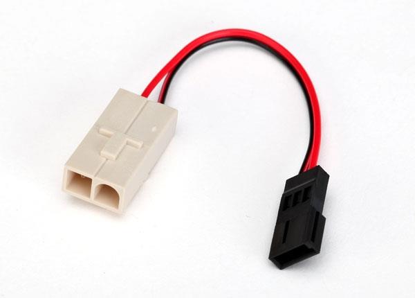 Traxxas Adapter, Molex to Traxxas® receiver battery pack (for charging) (1)