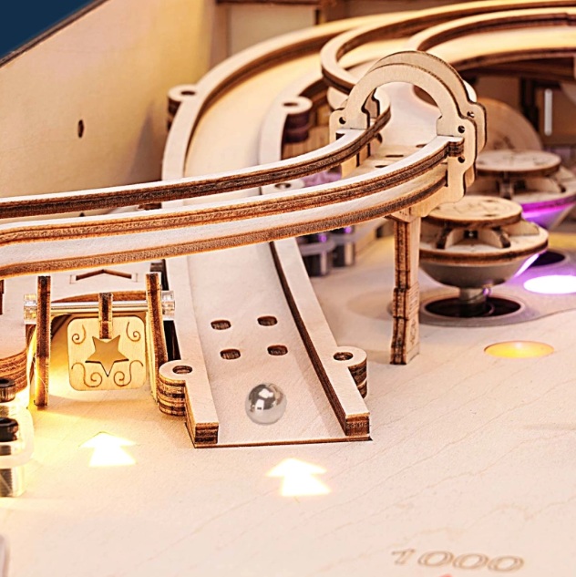 Rokr Pinball Machine 3D Houten Puzzel