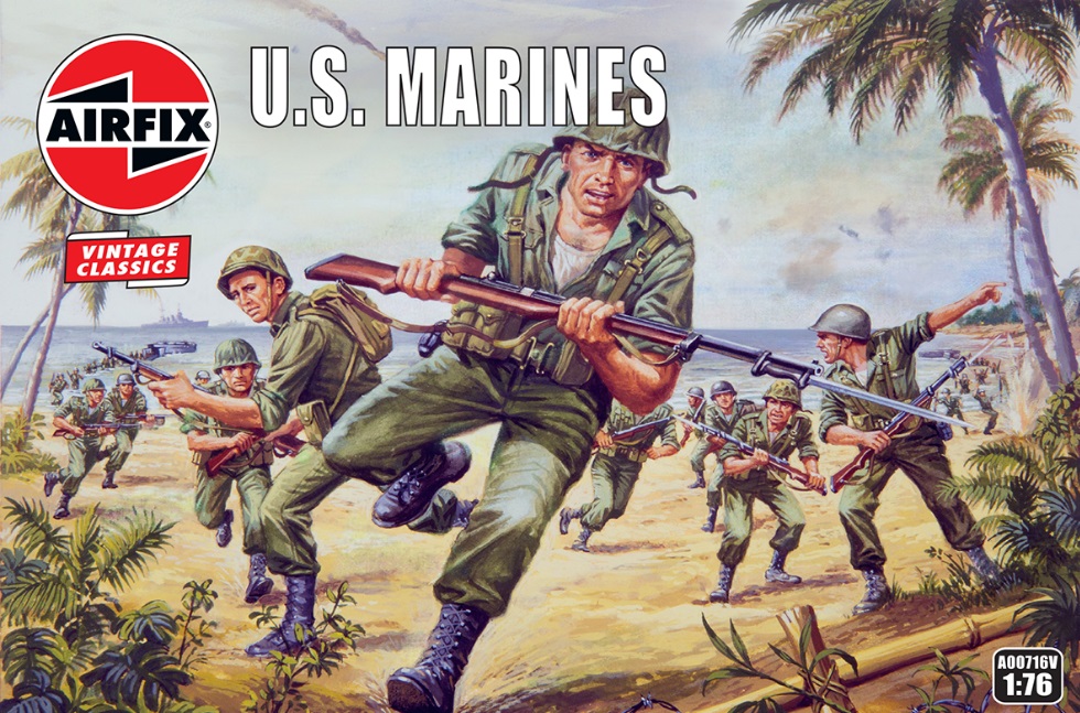 AirFix WWII US Marines 1/76