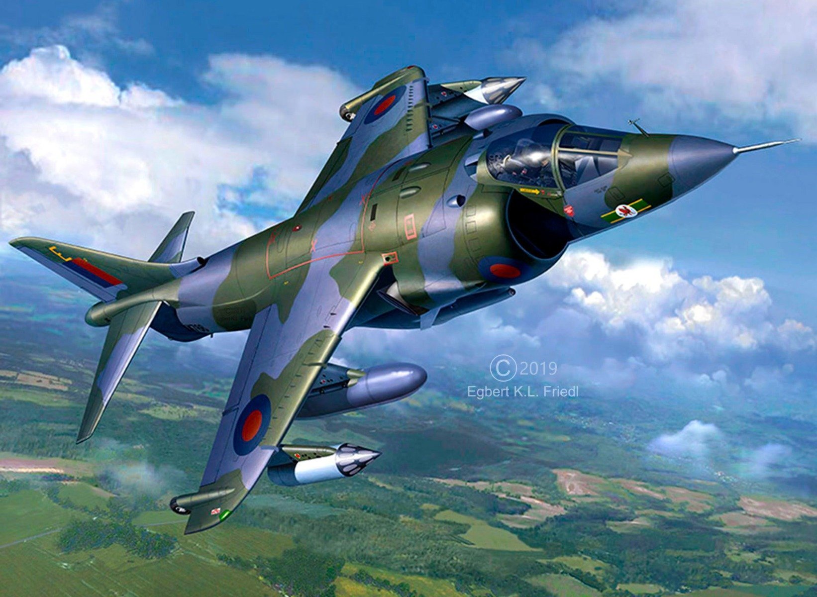 Revell Harrier GR.1 Model Set 1/32