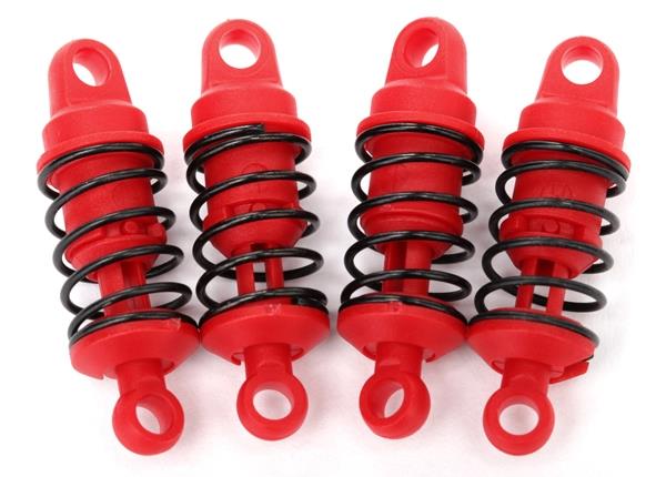 Traxxas Shocks, oil-less (assembled with springs) (4)