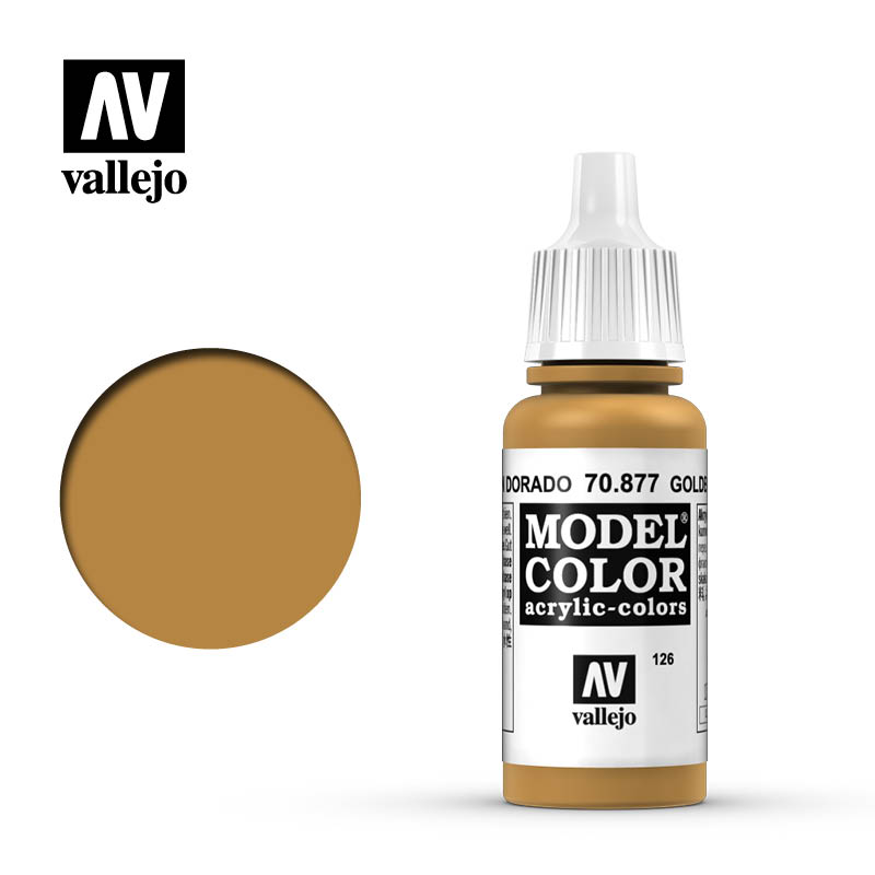 70877 Vallejo Gold Brown Model Color 17ml