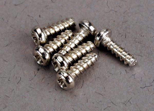Traxxas Screws 2x6mm roundhead self-tapping (6)