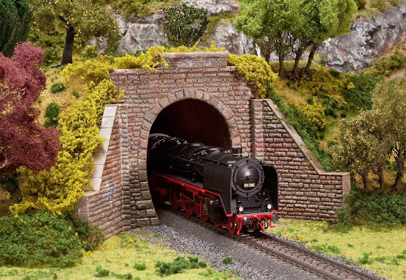 Faller Tunnelportaal 1+2 sporig H0