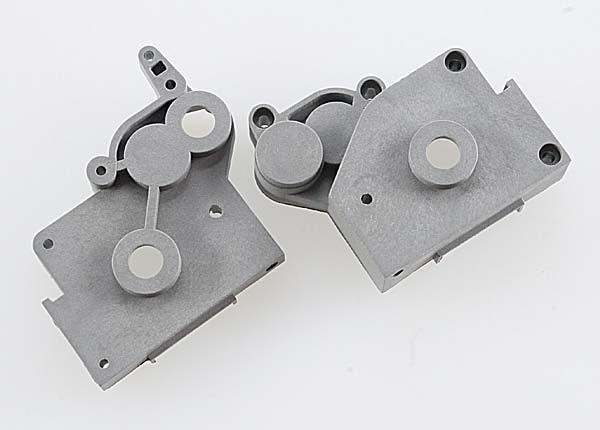Traxxas Gearbox halves (grey) (left & right)