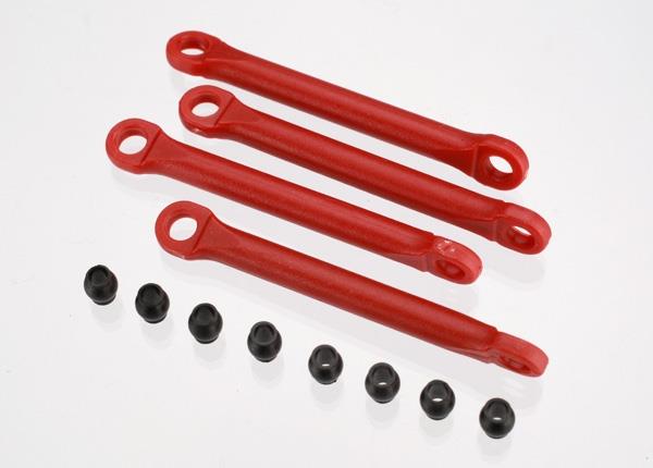 Traxxas Push rod (molded composite) (4)/ hollow balls (8) (1/16 Slash)