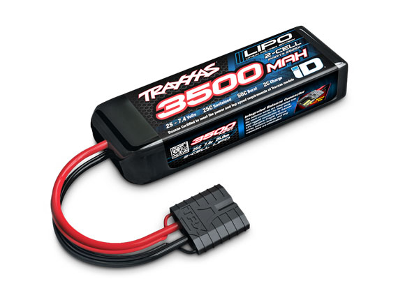 Traxxas Power Cell LiPo Accu 3500mAh 7.4 Volt 2S 25C iD connector