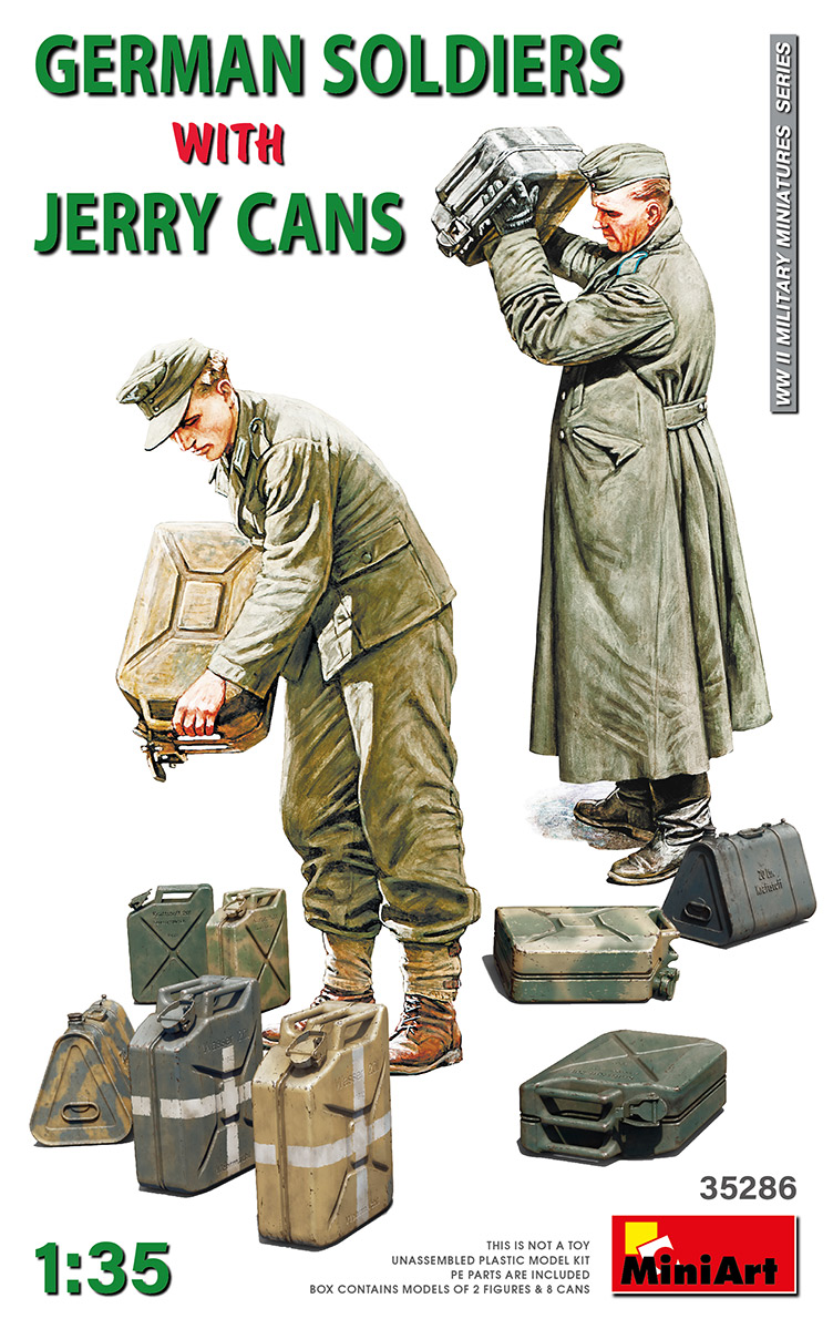 MiniArt German Soldiers with Jerry Cans 1/35