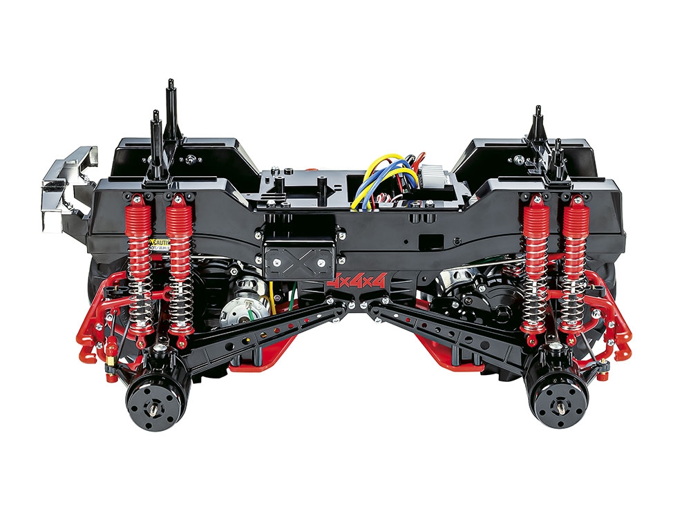 Tamiya Super Clod Buster "Black Edition" Monster Truck 4-Wheel Steering & 4WD Kit 1/10