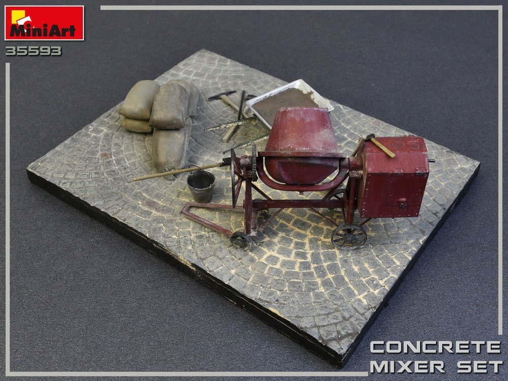 MiniArt Concrete Mixer Set 1/35
