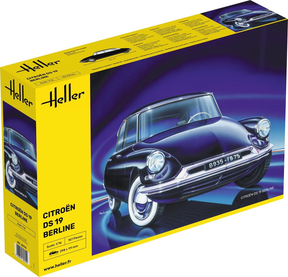 Heller Citroën DS 19 Berline 1/16