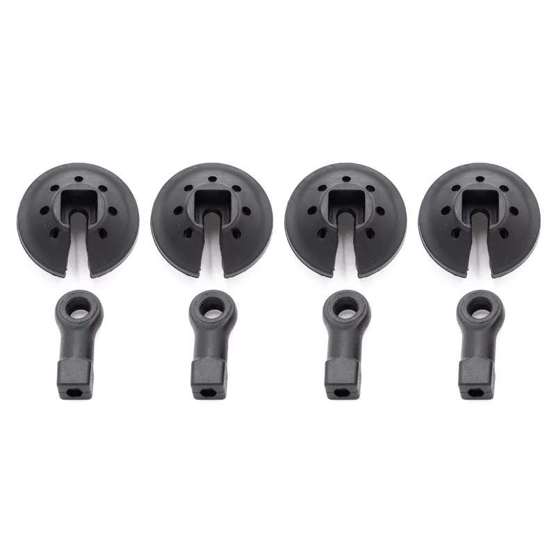 Hobbytech 16mm Schokdemper Veerschotel en Bevestiging 1/8 (4)