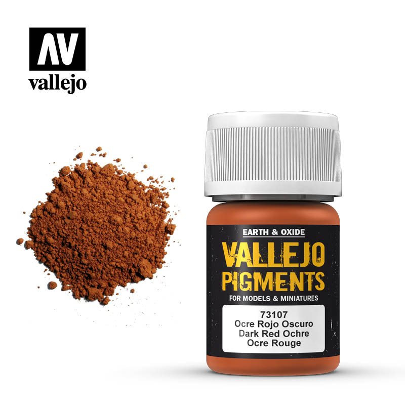 Vallejo Pigment Dark Red Ochre 35ml