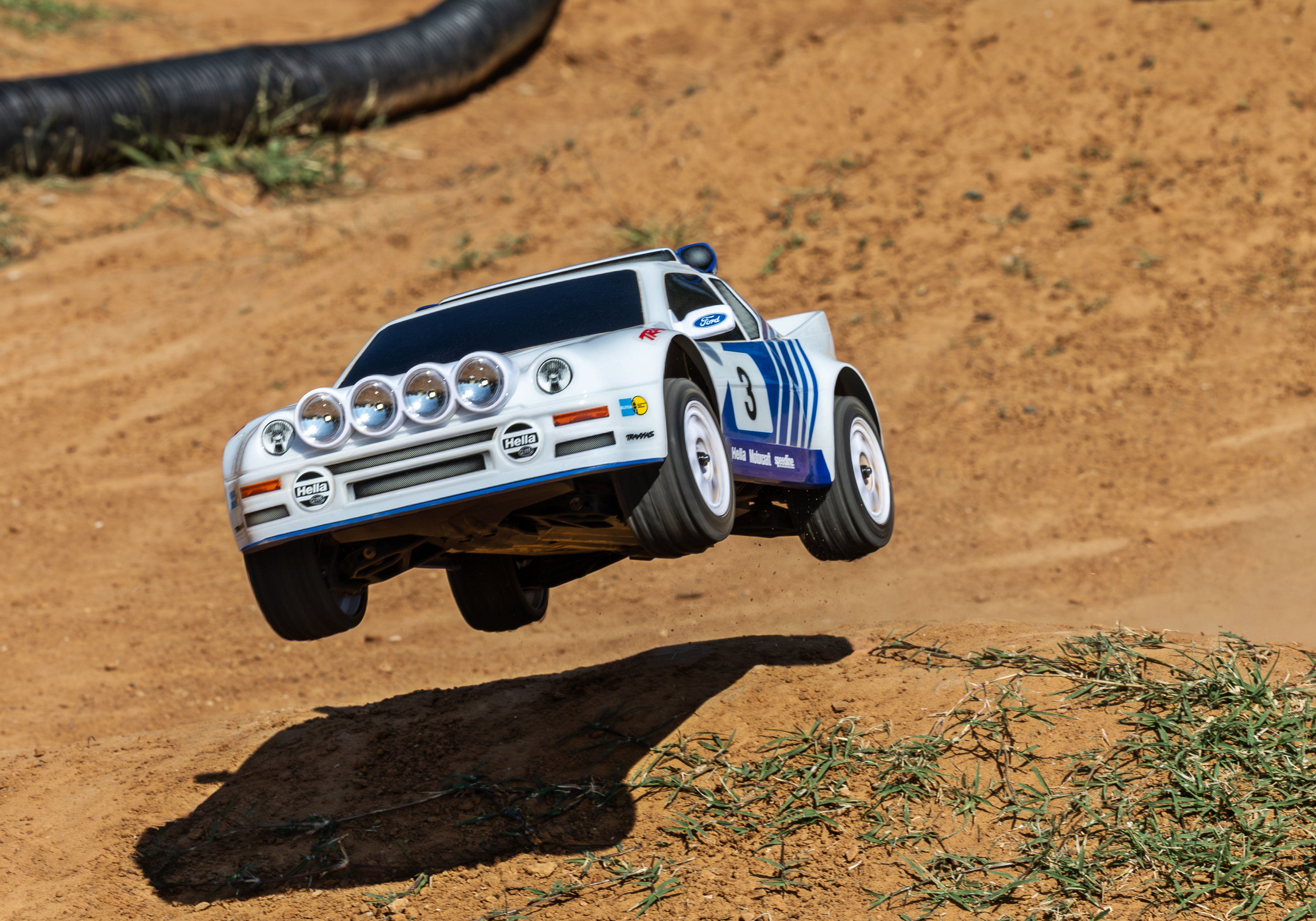 Traxxas Mini Rally VXL Ford RS200 incl battery and charger White 1/12