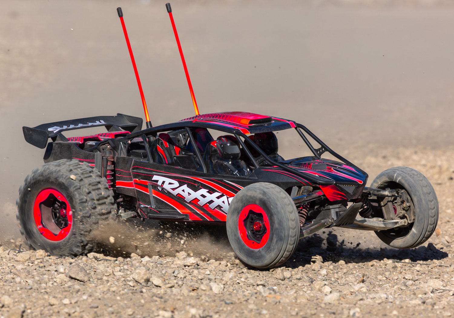 Traxxas Funco Replica Black Wheels w/ Sledgehammer Tires (2)