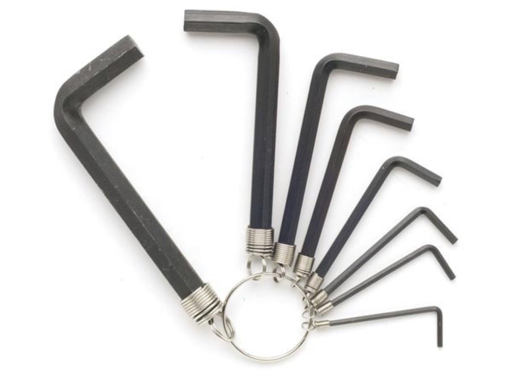 Toolland Ring met 8 Inbussleutels 1.5-6.0mm