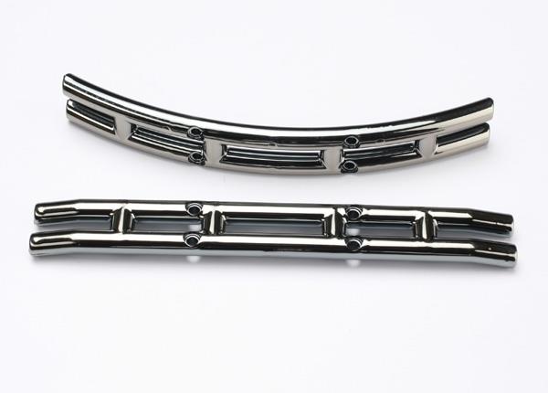 Traxxas Bumpers black chrome (f&r)