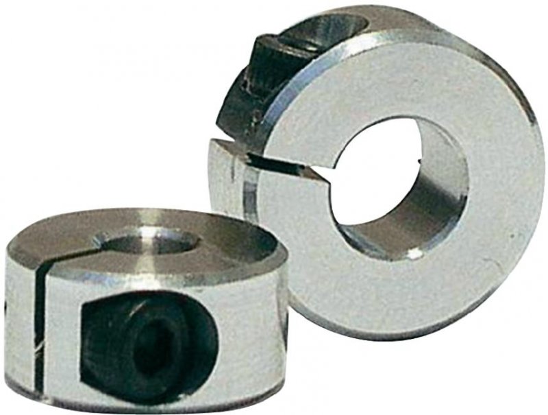 Slotted Aluminum Collars / Stelringen 10mm (5)