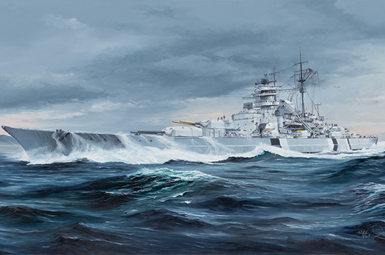 Trumpeter German Bismarck Battleship 1/350