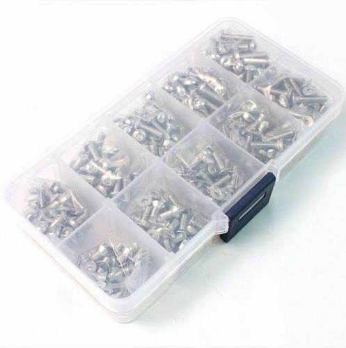Thicon 3mm RVS Inbus Schroevenset in Box 400 Stuks