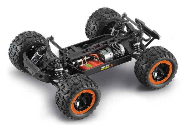 BlackZon Slyder MT 4WD Electric Monster Truck 1/16 Orange