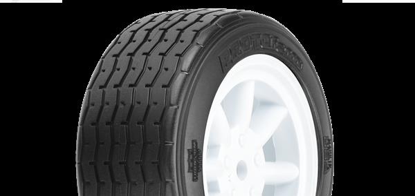 PROTOform 1/10 VTA Front 26mm VTA Tires Mounted 12mm White Wheels (2)