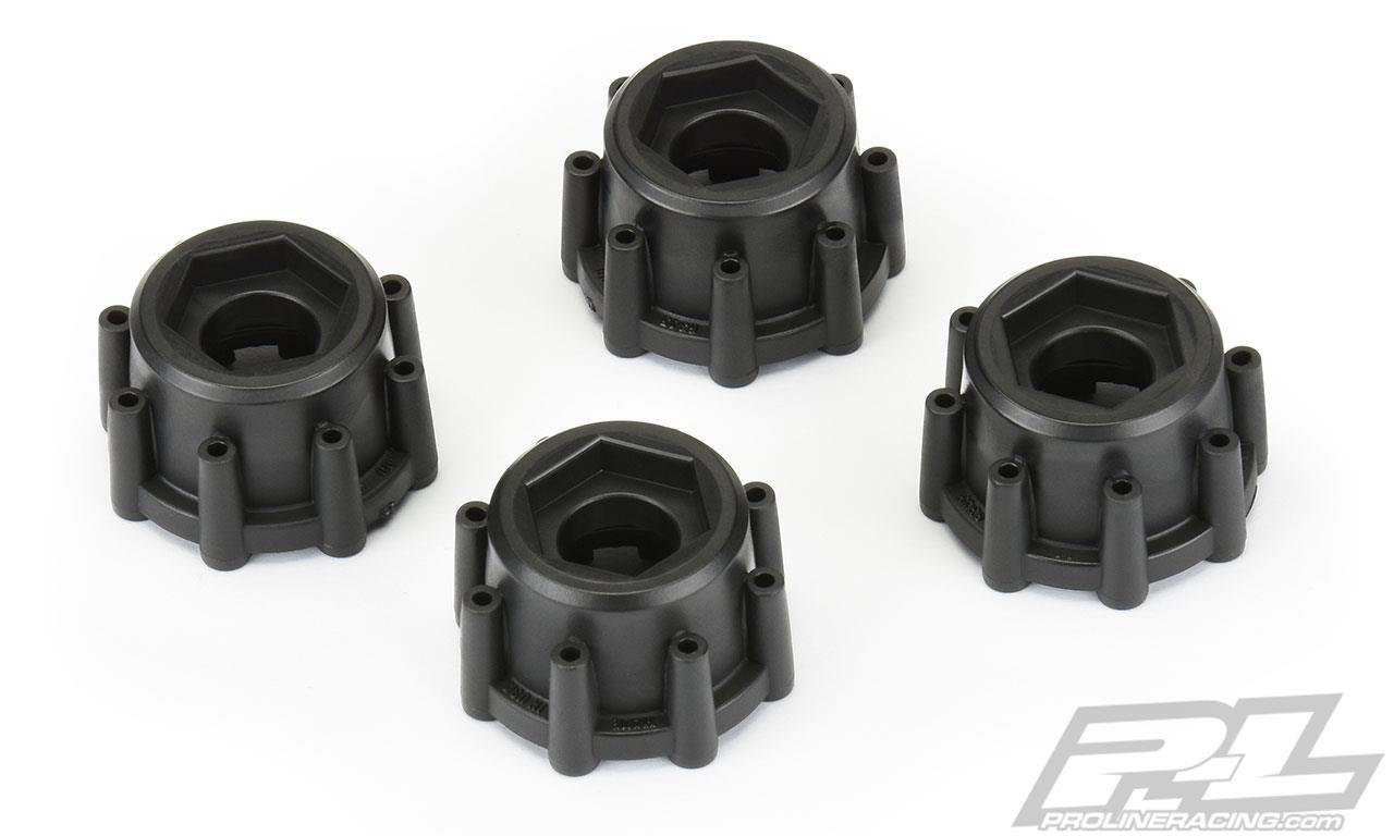 Proline 8x32 to 17mm Hex Adapters for 8x32 3.8" Wheels