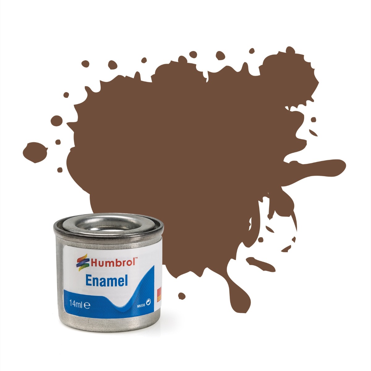 98 Chocolate enamel flat 14ml Humbrol