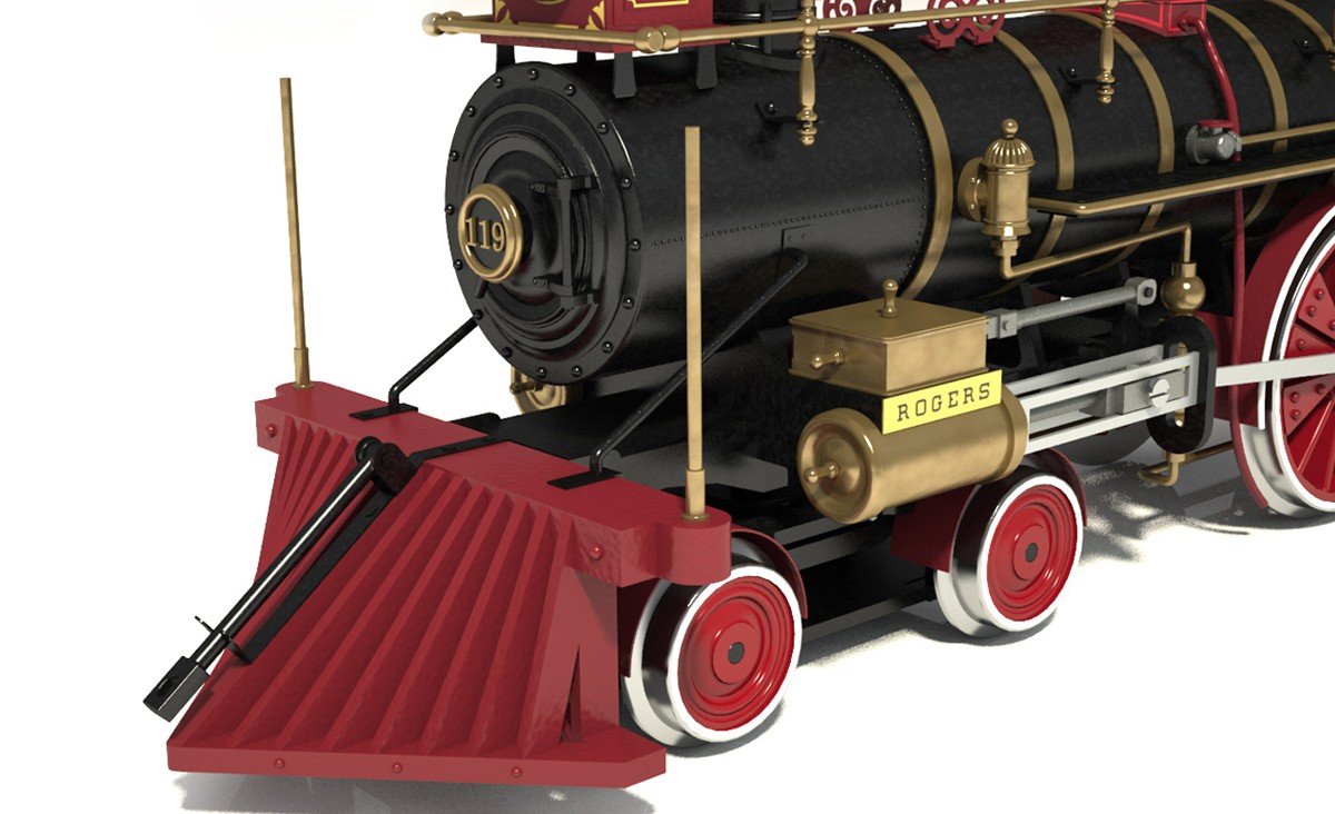 Occre Rogers 119 Wooden Train Kit 1/32
