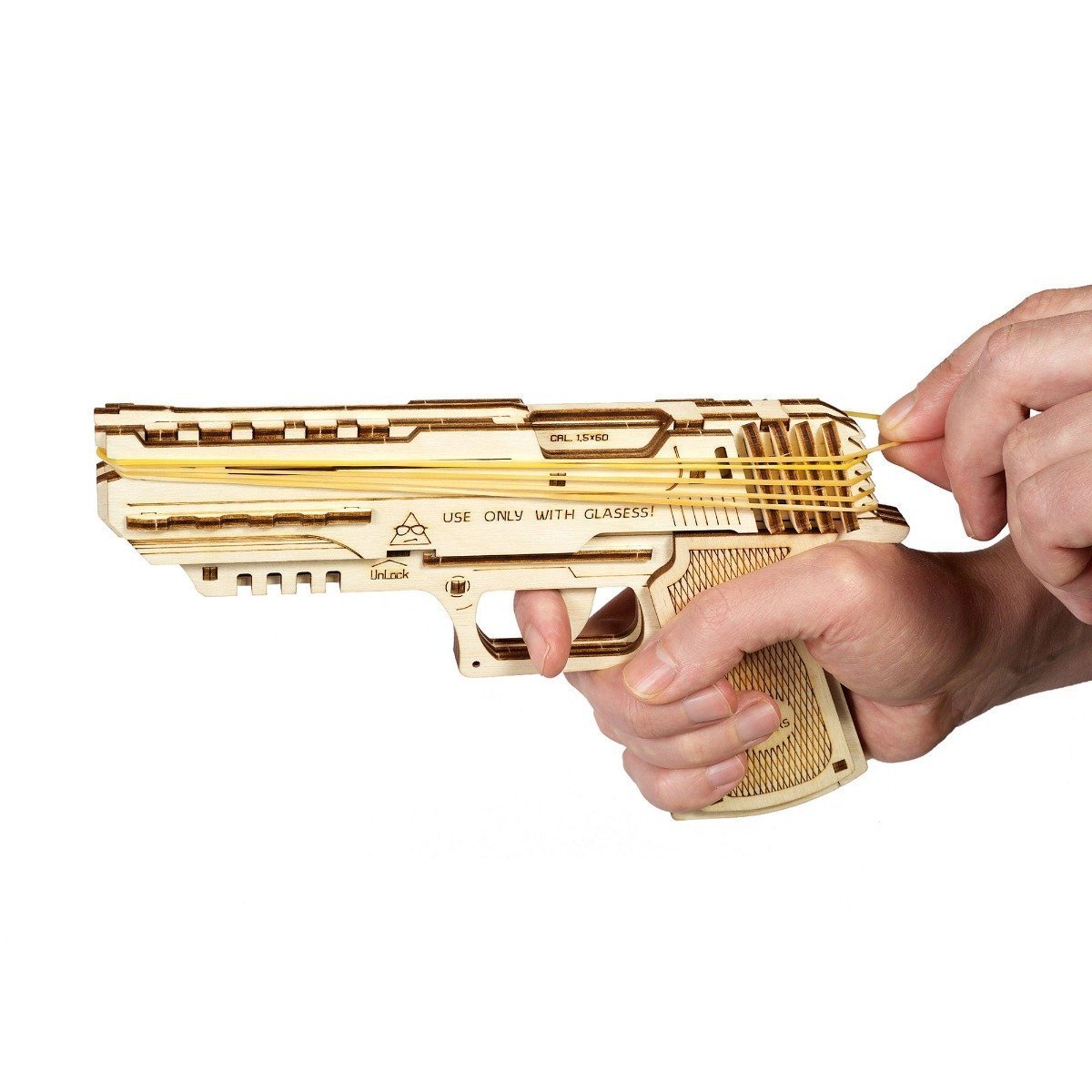 U-Gears Wolf-01 Handgun / Elastiek Pistool 1/1