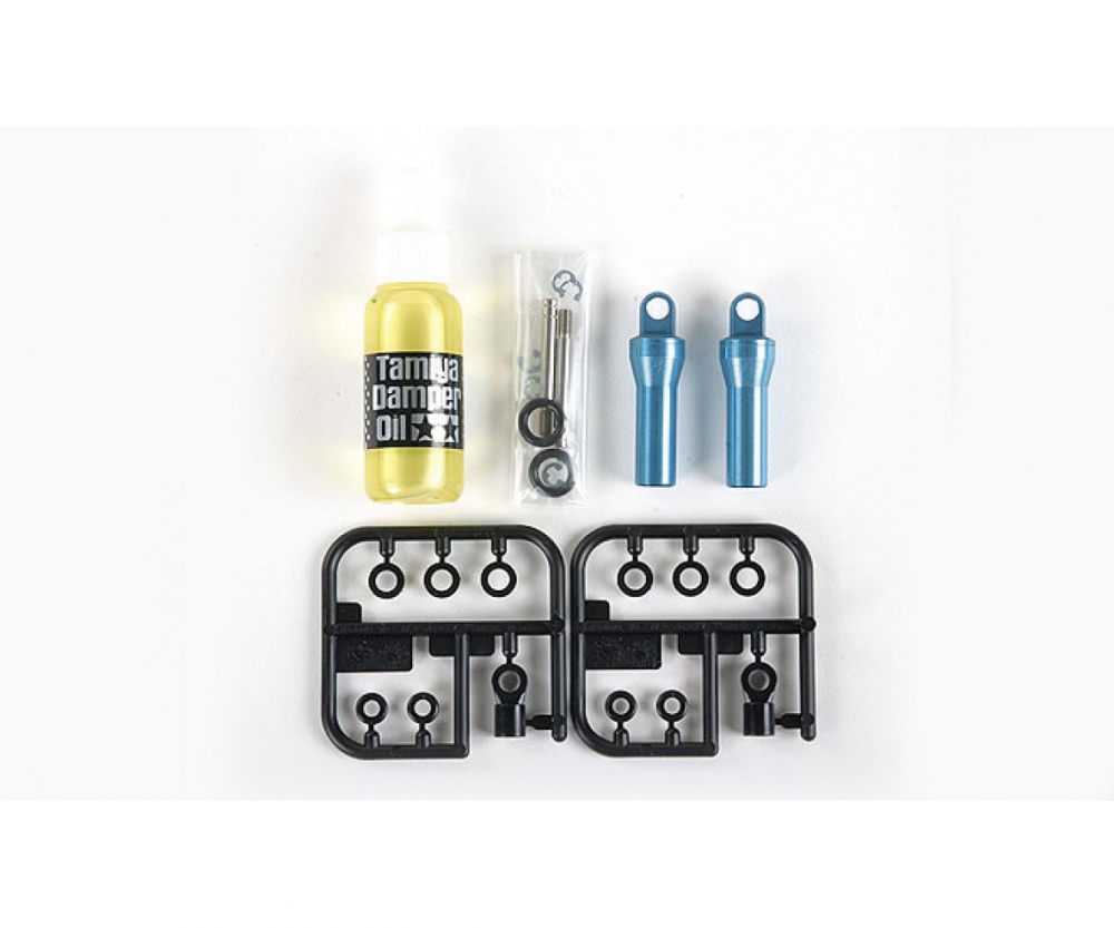 Tamiya Tractor Truck Oil Shocks Blue (2) 1/14
