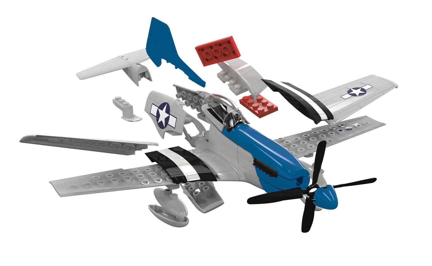 AirFix Quickbuild D-Day P-51D Mustang