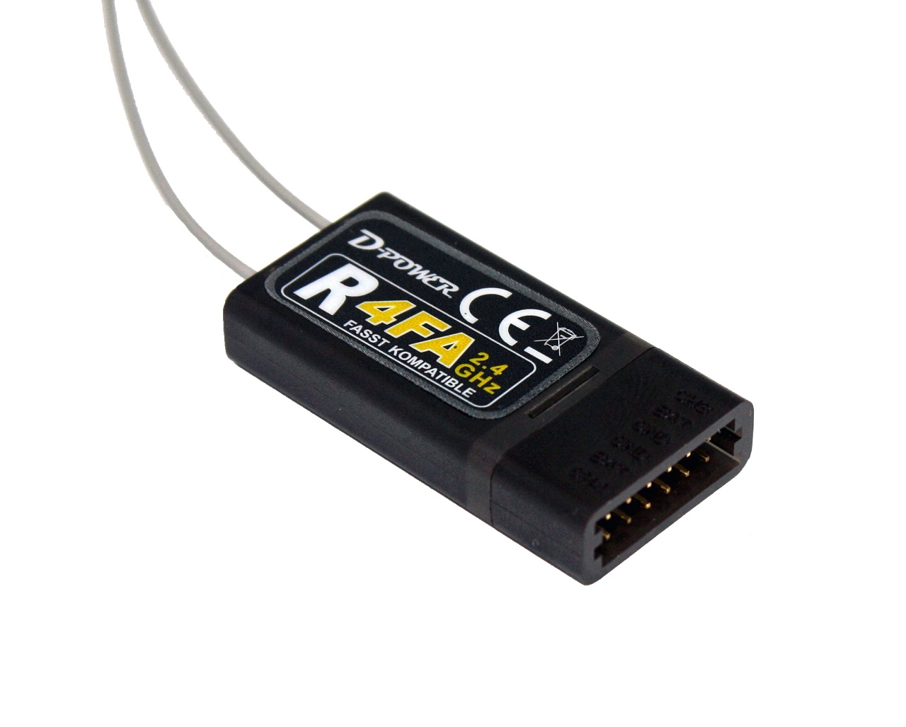 D-Power R-4FA 2.4GHz 4-Kanaals Ontvanger FASST Compatible