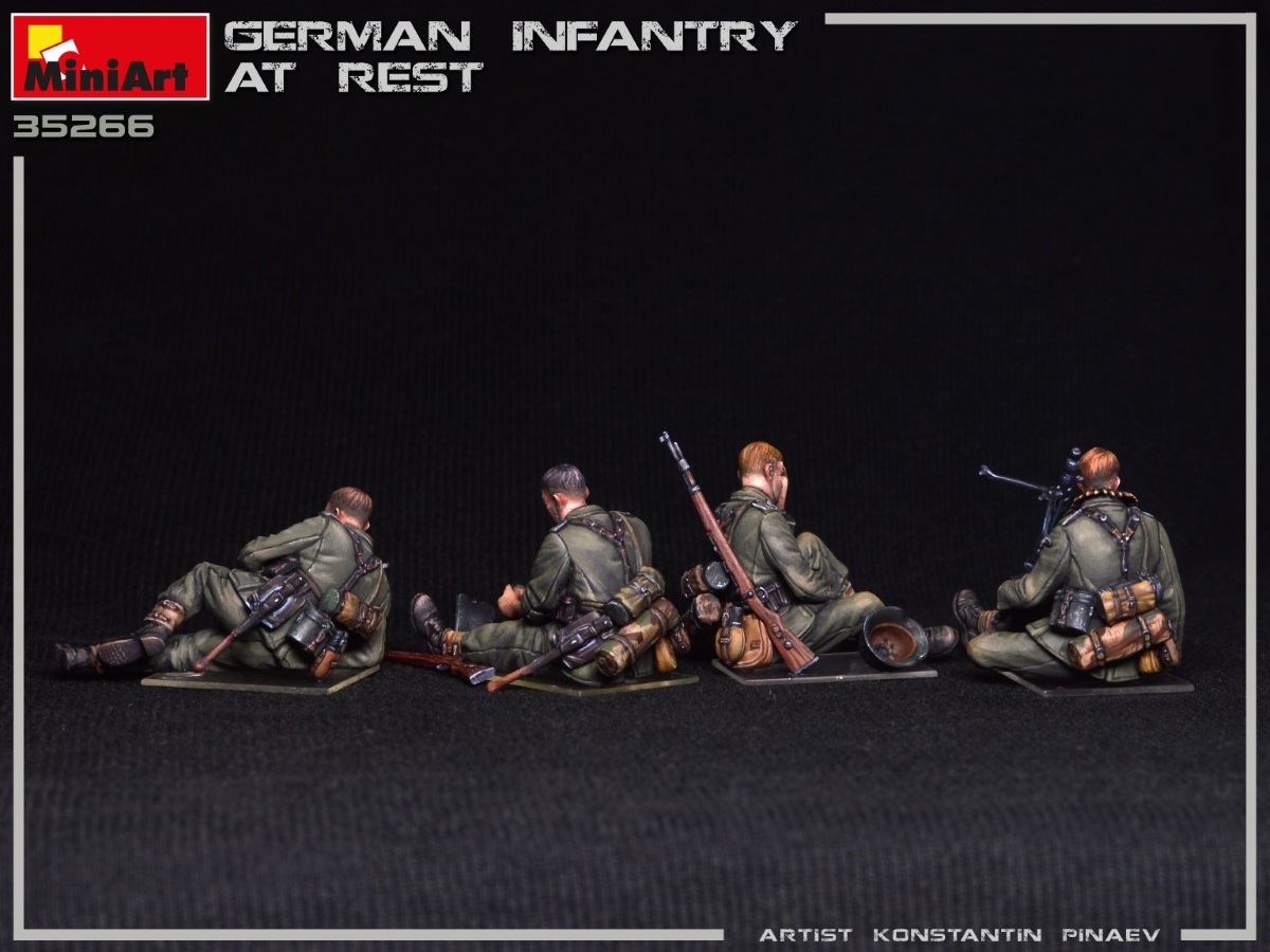 MiniArt German Infantry At Rest 1/35