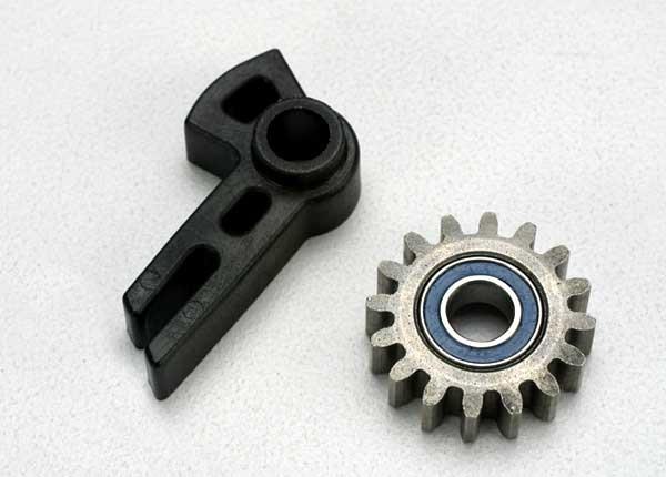 Traxxas Gear idler/ idler gear support/ bearing (pressed in)